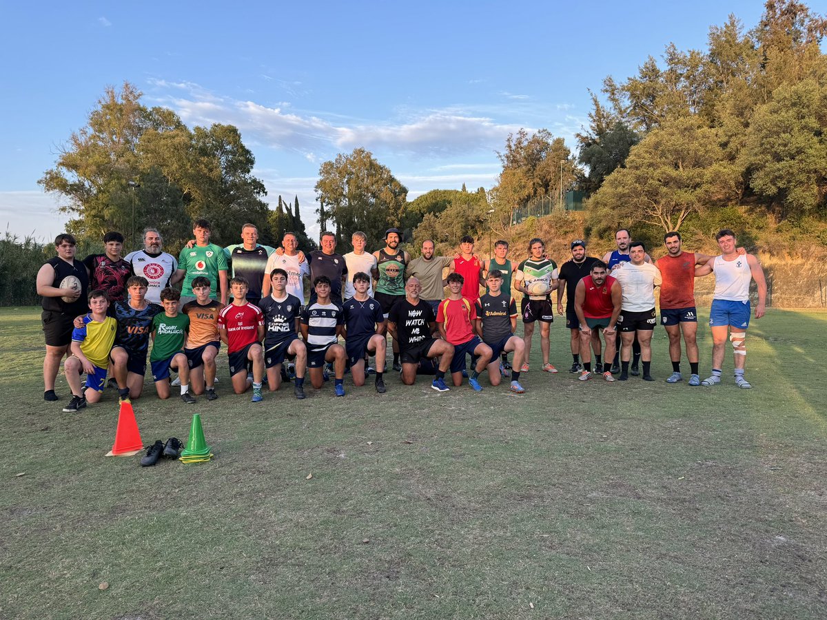Nacho Molina Ohm (@ignaciomolina6) on Twitter photo Tocata Club <a href="/MarbellaRugby/">MarbellaRugbyClub</a>
Todos los jueves a las 20h
M16, M18 y Senior (y algún Vet).
Perfecto para trabajar habilidades y hacer algo de trabajo físico. Tocata Club <a href="/MarbellaRugby/">MarbellaRugbyClub</a>
Todos los jueves a las 20h
M16, M18 y Senior (y algún Vet).
Perfecto para trabajar habilidades y hacer algo de trabajo físico.