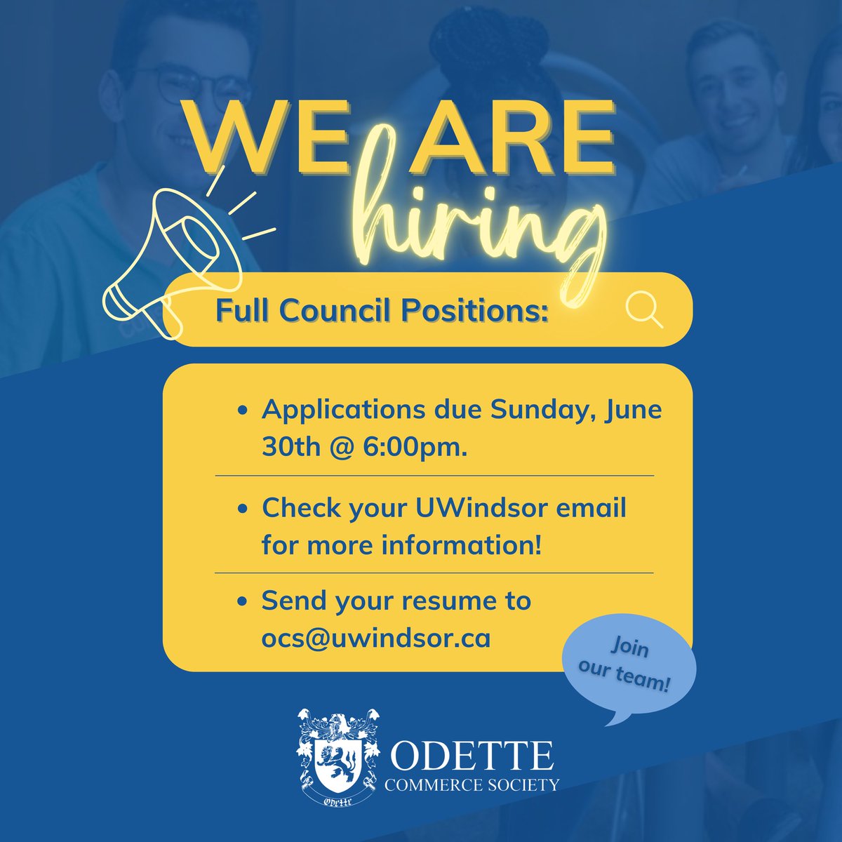 Odette Commerce Society tweet media