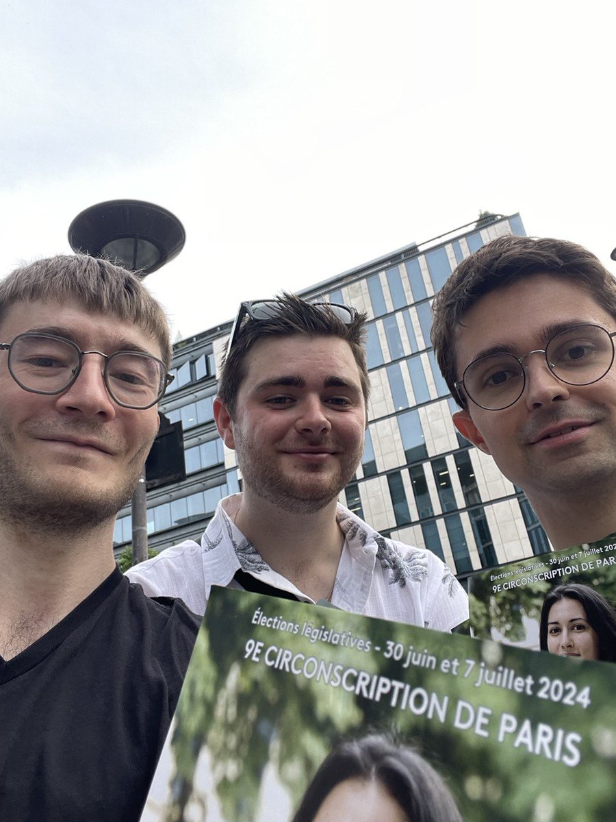 Nouvelle journée de mobilisation avant le 30 juin. 
On continue avec <a href="/pegah_maleka/">Pegah Malek-Ahmadi</a> !
<a href="/HorizonsJeunes/">Horizons Jeunes</a> <a href="/HorizonsLeParti/">Horizons</a> <a href="/Ensemble2024/">Ensemble pour la République</a>