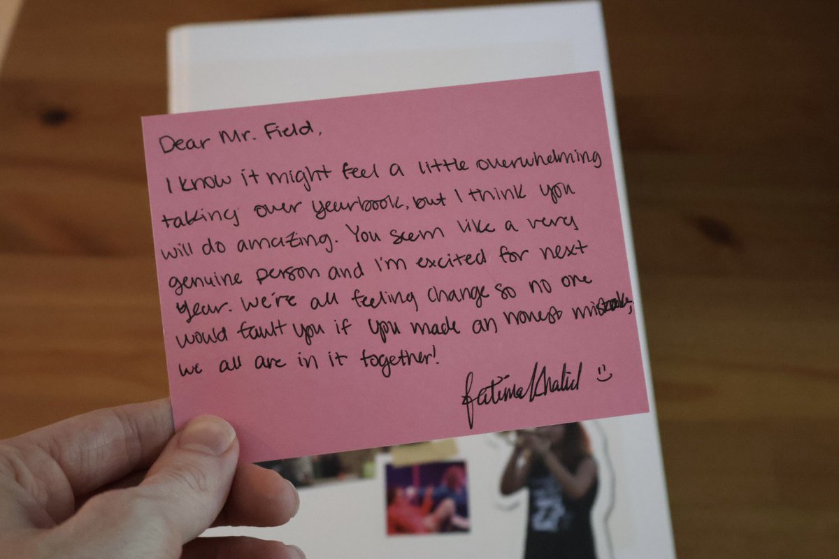 Just finished up a really great yearbook training. I’ve learned there’s a lot to learn about yearbook, but I’m excited to embark on this journey with such an amazing group of students! — Mr. Field