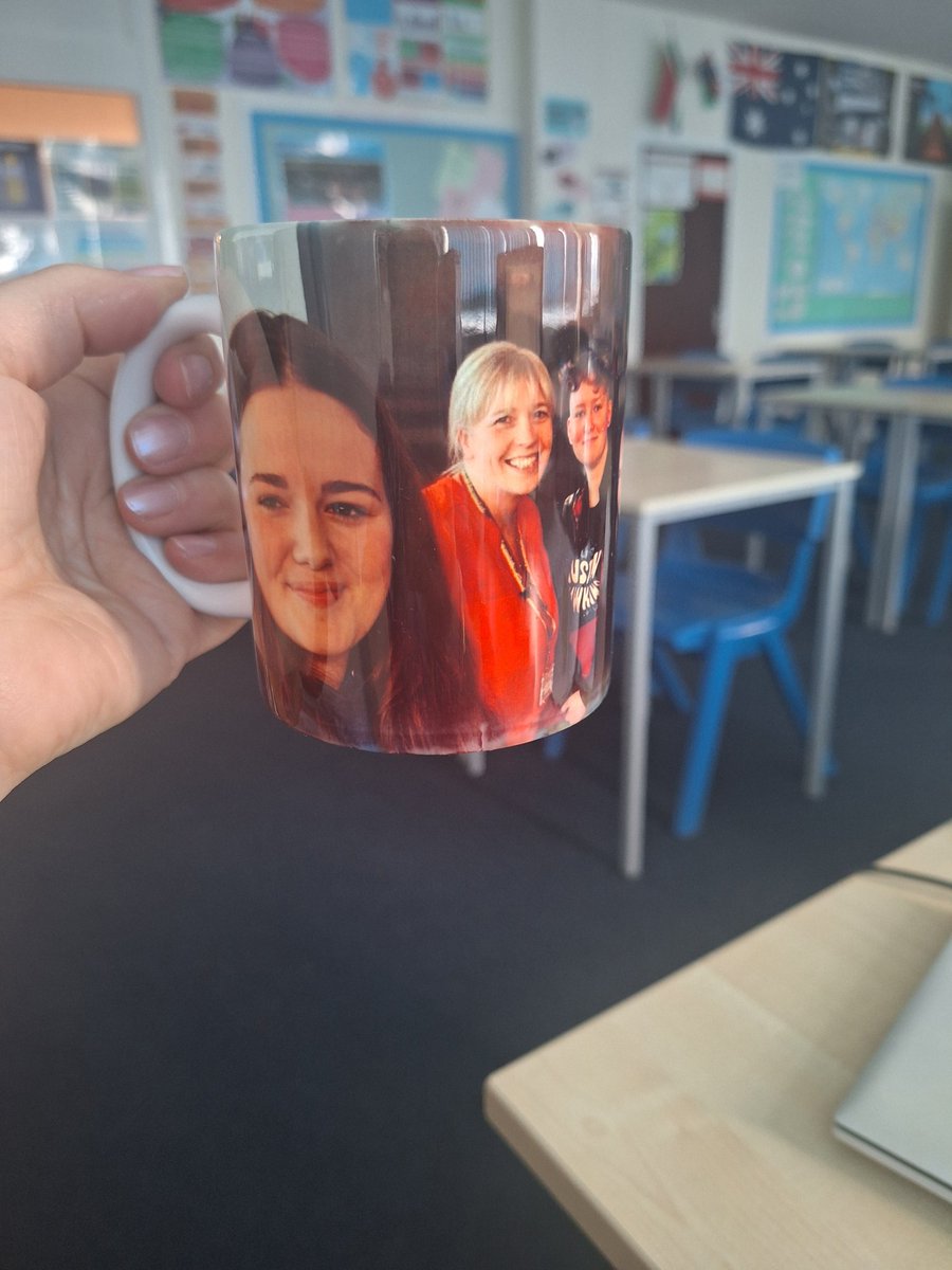Thank you to these senior pupils for my fabulous new mug