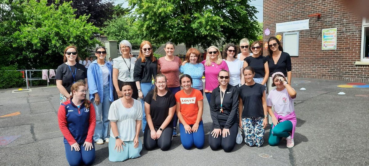 Staff v 6th dodgeball!! We’re ready for it!! 💪💪💪⁦<a href="/GlasheenGNS/">Glasheen Girls NS</a>⁩