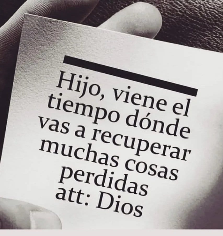 Atte.: Dios ✨