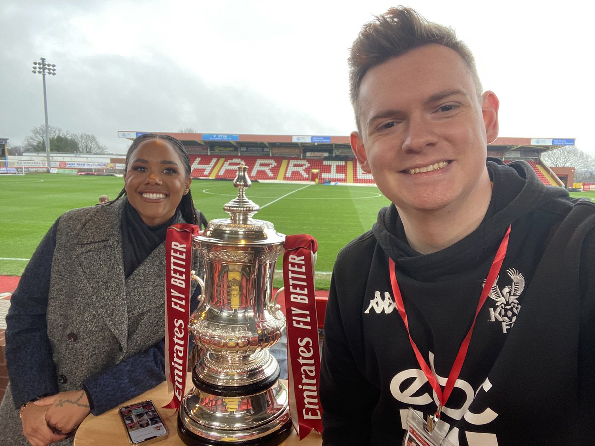 lukethompson_'s tweet photo. After 7 years, tomorrow will be my last day @khfcofficial.

As a Season Ticket holder since 9 years old, it’s been a dream. I’ve made friends and memories to last a lifetime.

I’m excited to start a new challenge on Monday, and be back as a fan during 2024-25. 🦅❤️ https://t.co/N4Fg8YrPhc