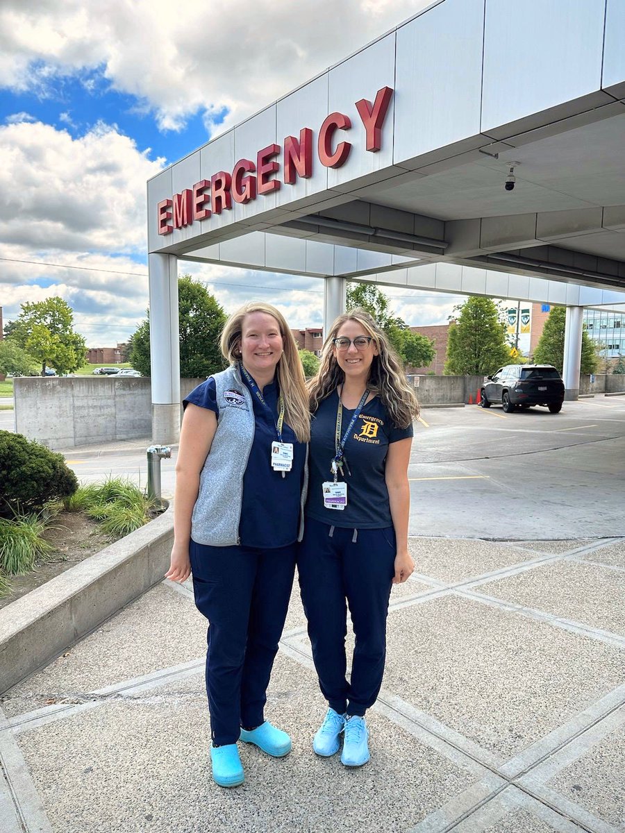 Rachel Wein (@wein_rachel) on Twitter photo One more day and <a href="/SEHPharmD22/">Sarah Jaszcz</a> will be a full fledged EM pharmacist with some of the best Detroit stories under her belt. Had to get the classic pic in front of the ED! One more day and <a href="/SEHPharmD22/">Sarah Jaszcz</a> will be a full fledged EM pharmacist with some of the best Detroit stories under her belt. Had to get the classic pic in front of the ED!