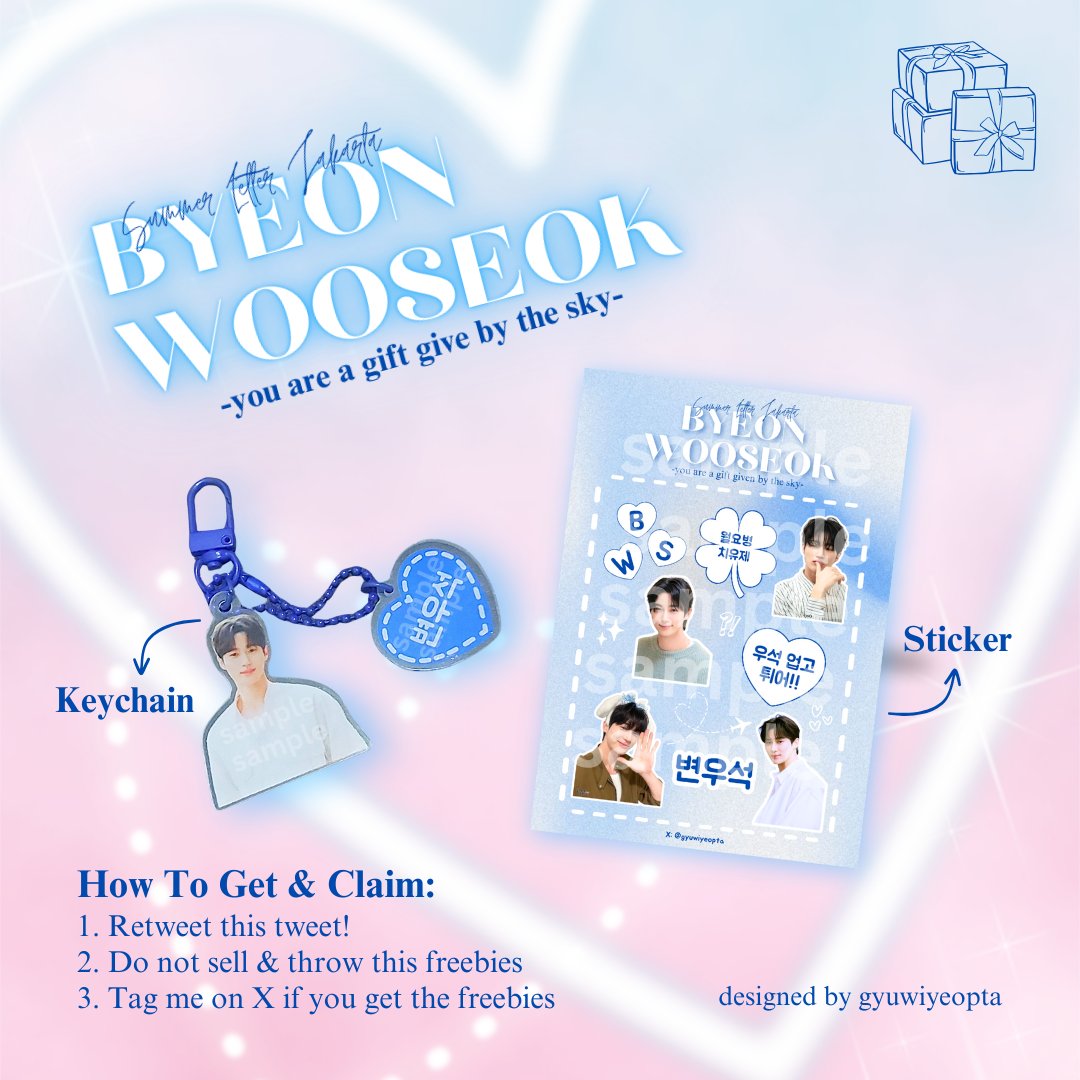gyuwiyeopta's tweet photo. ✿ BYEON WOOSEOK FANMEETING : SUMMER LETTER IN JAKARTA FREEBIES by @gyuwiyeopta ᯓᡣ𐭩

🗓️ Friday, 28 June 2024
📍 The Kasablanka Hall
⏰ TBA 

Please tag me on X if you get! See u there!🤍

📩DM for trade!

#변우서  #ByeonWooSeok  #SummerLetterinJKT
#SummerLetterinJakarta https://t.co/ltCmYItMIh