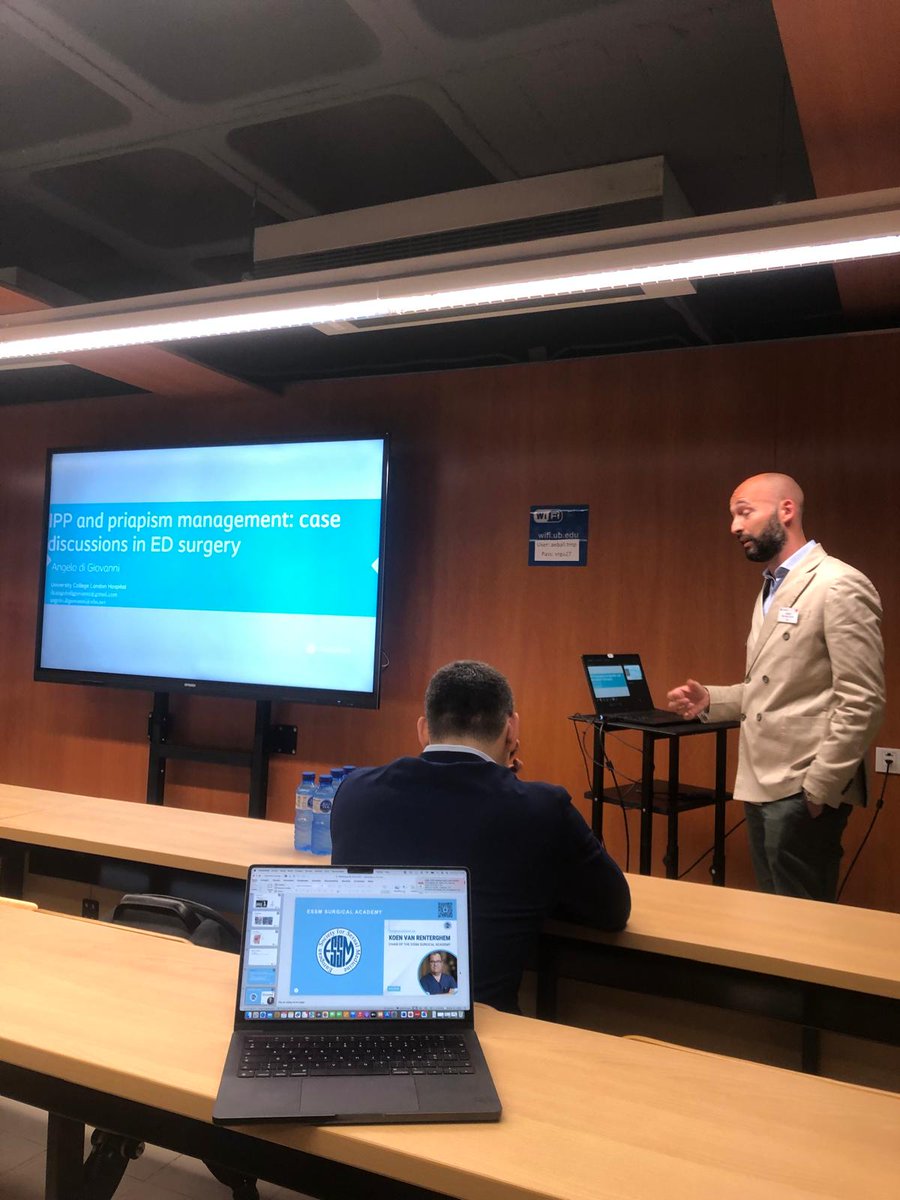 AngelodiGiova's tweet photo. Honored to serve as a trainer at the #Coloplast #BodyLab in Barcelona today. Great to share knowledge and connect with other surgeons! 👨⚕️✨ #Andrology #MedicalTraining #PenileProsthesis https://t.co/IRmg4btyOr