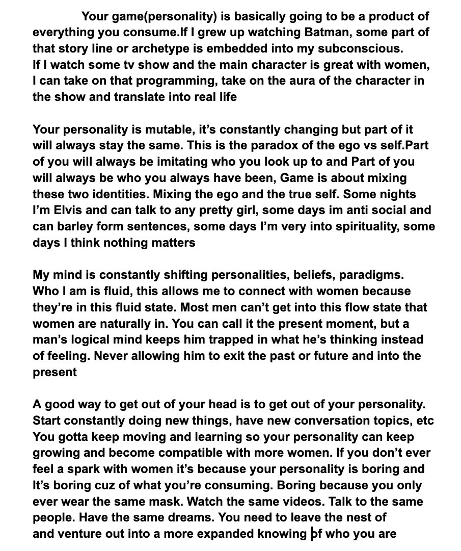 chaseharris98's tweet photo. How To Develop Game &amp; Charisma https://t.co/5MOhxmKBWt