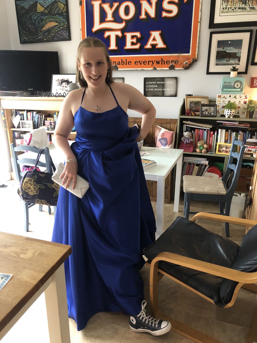 phdindeed's tweet photo. Prom prep started 2 days ago and now she’s all set! #lastprom #youngestchild #theygrowupsofast #prom https://t.co/dONFEESHns