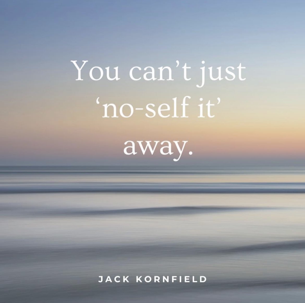 You can’t actually spiritually bypass! You have to deal with it. 

Practice helps us move from: 🏃‍♂️💨 to: 🧘📿

This is how we rediscover freedom and joy as our true nature. ⛅️☺️🕊️

Learn more in my podcast: jackkornfield.com/heart-wisdom-e…

#wisdom #jackkornfield #buddhism #wisdomquotes