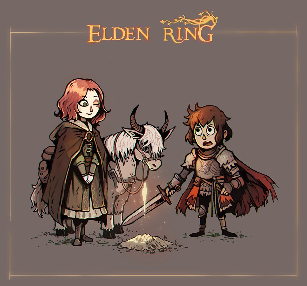 #ELDENRING and #Overthegardenwall mash-up #indiedev #gamedev #FromSoftware #EldenRingFanart #eldenringDLC

level up my heart ))
