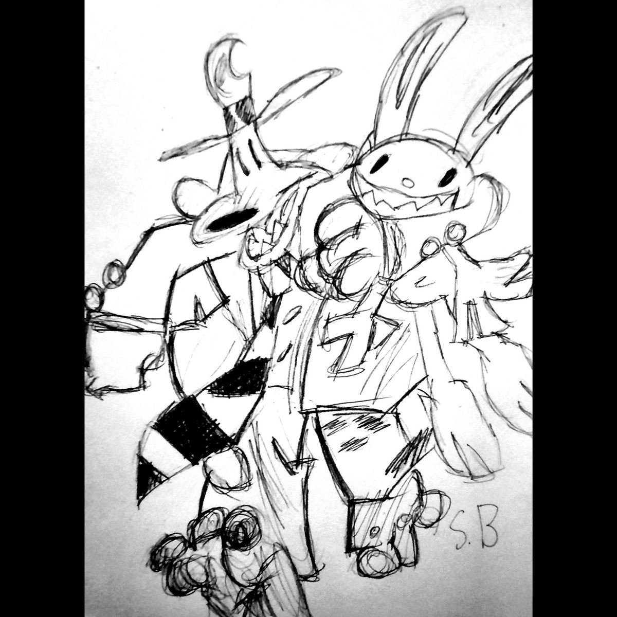 beanielo2's tweet photo. Sam and Max are the CASE!!!! 

Can't wait to play The Devil's Playhouse in August!!!
@skunkape #samandmax https://t.co/Oe0h3T4Fnp