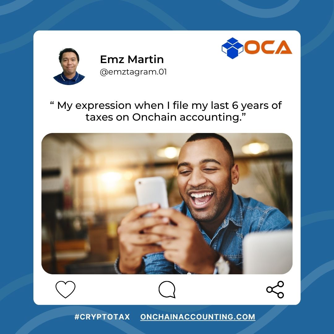 Are you looking for expert guidance on a tax matter regarding digital assets? With OnChain accounting, we can help! We offer a wide range of services that you need! from bookkeeping to tax accounting services for cryptocurrencies, reconciliation, and accounting for mining