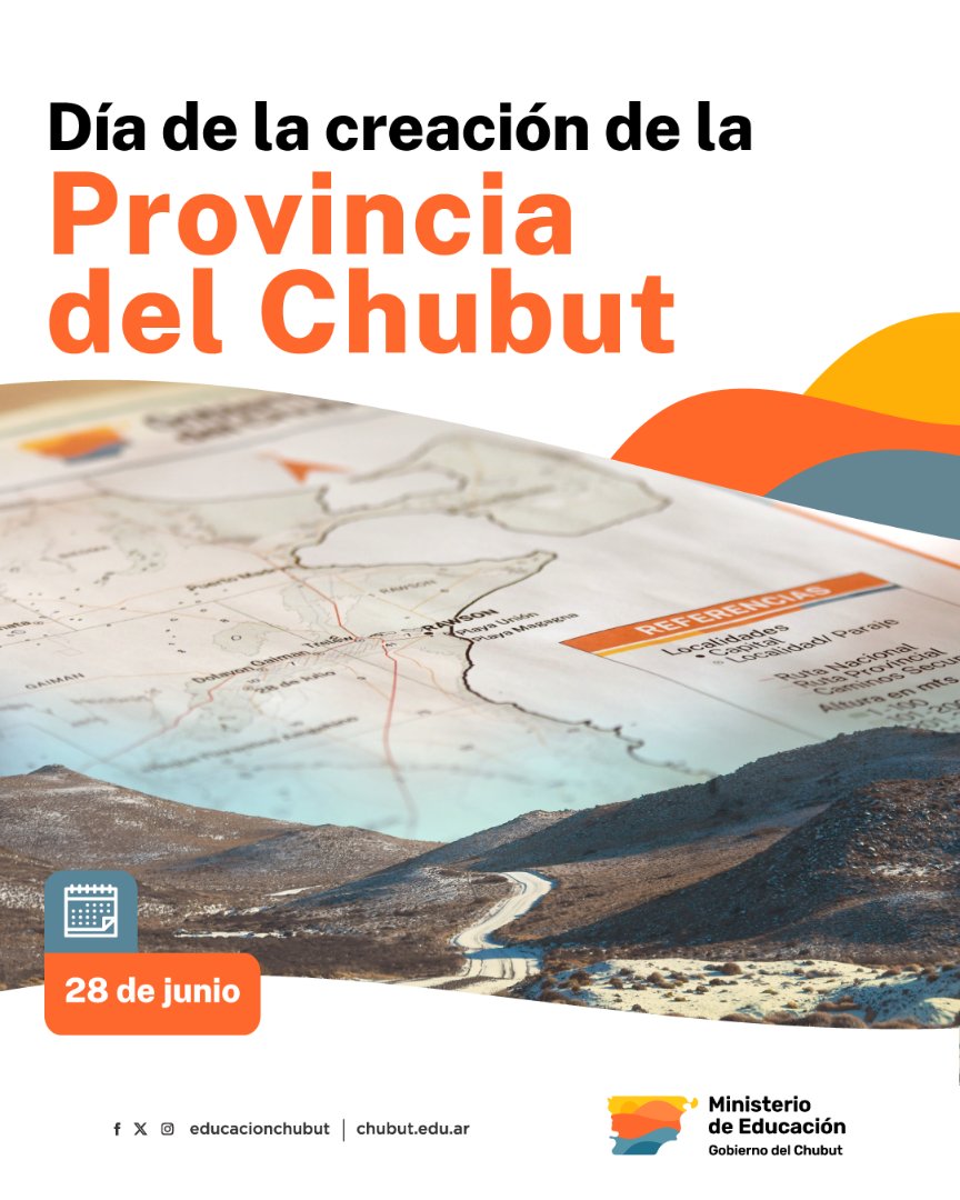 📜 El 28 de junio de 1955 por ley N° 14408 se provincializaron los territorios nacionales y se anuló la Zona Militar de Comodoro Rivadavia, restituyéndose a Chubut y a Santa Cruz los territorios que se les habían separado. Nace así la provincia del Chubut.