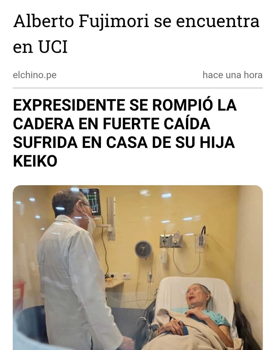No me digan q soy un sisañoso pero me da pensar q todo eso de q liberemos a mi padre e incorporemos lo en nuestro partido político solo es pantalla, la idea principal es hacer lo posible para q su padre muera y sea completamente ella representante del fujimorismo es así o sospech