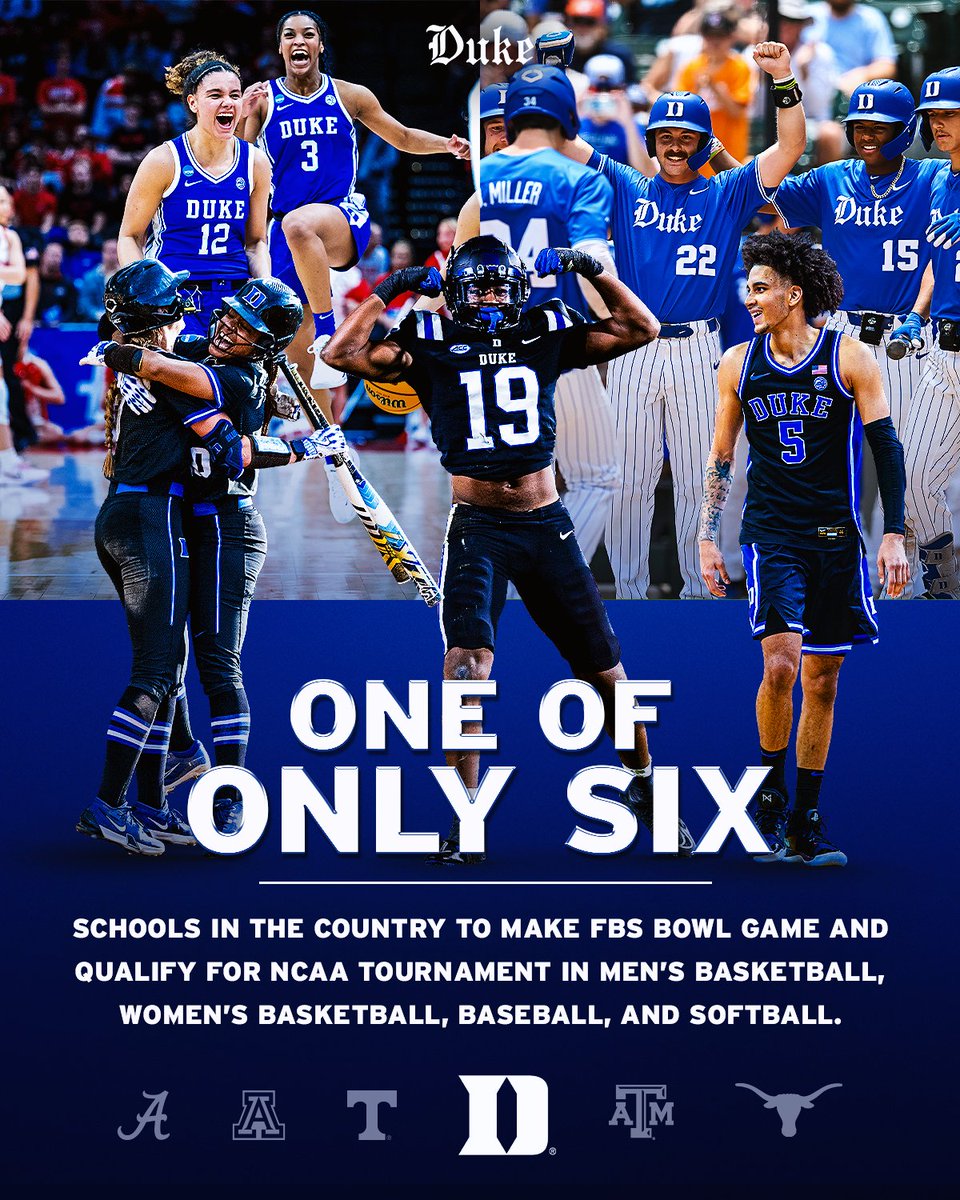 Oh and btw, we're one of only six schools in the nation to accomplish this feat ⬇️😈😈💪