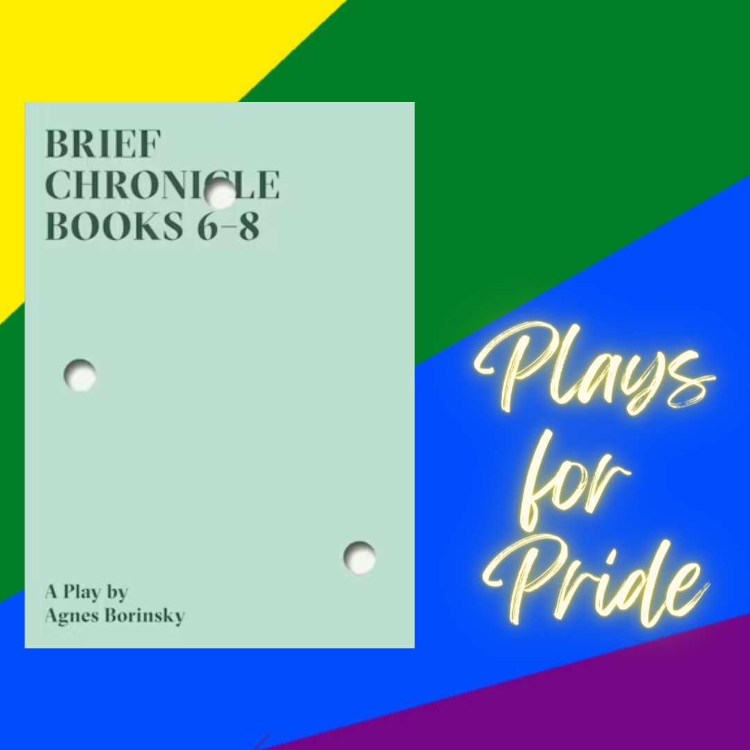 This Pride, we are celebrating great plays by LGBTQIA+ playwrights!⁠

For our final Pride Play, we ae highlighting Brief Chronicle Books 6-8 by Agnes Borinsky from our Partner Publisher 53rd State Press!

indiepubs.com/products/brief…