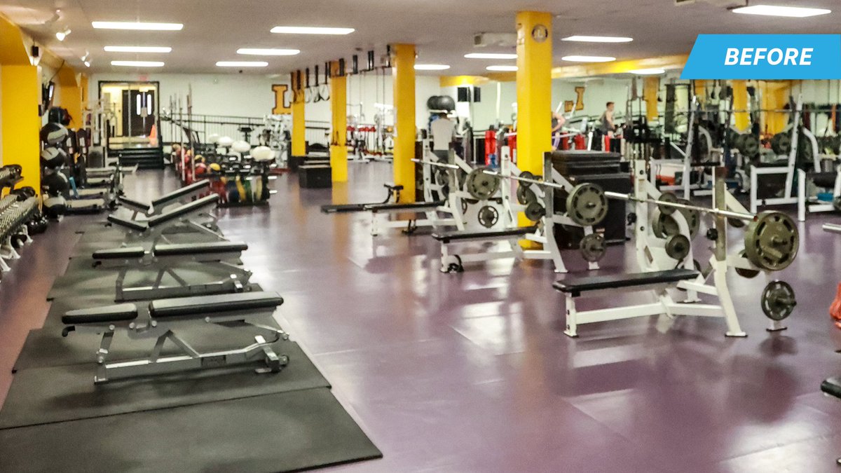 Sec_127's tweet photo. 💪We love a good before and after! Our team reimagined these spaces at Lipscomb University, infusing them with bold Bison spirt in purple and gold. 

#S127 #experientialdesign  #creativeagency #designagency   #hornsup #intothestorm @lipscombuniversity @lipscombbison https://t.co/mynq0jekU3