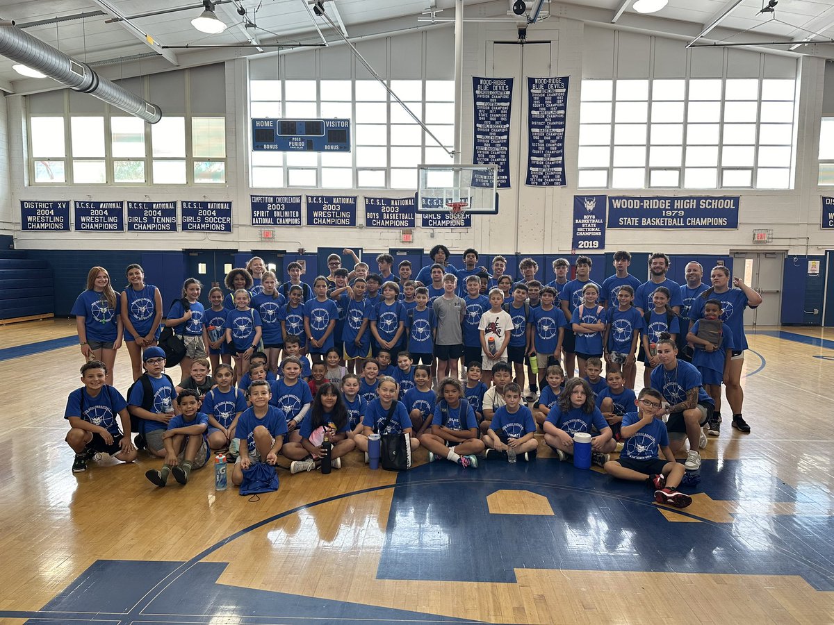 Another great year for the Blue Devil Basketball Camp <a href="/woodridgehs/">Wood-Ridge Athletics</a> Thank you to all campers and coaches! Special thanks to <a href="/WoodRidgeRec/">W-R Recreation</a> and <a href="/WRJRSRHighScho1/">WR JR SR High School</a> custodial staff!