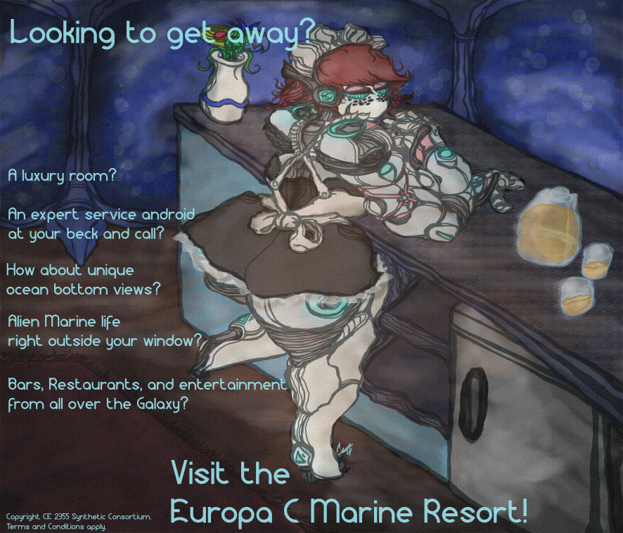 JagdArt's tweet photo. #scifi #portofcall #myart #mine #maid #android #robot #europa https://t.co/Rdkmb2sg86