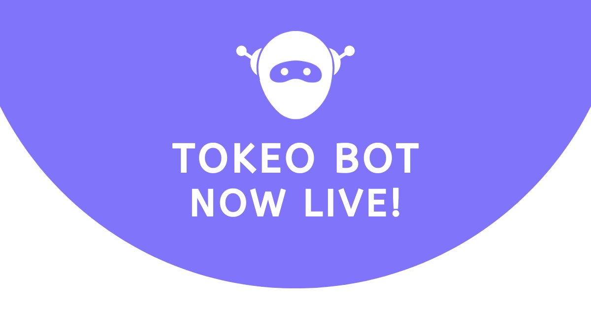 Introducing Tokeo Bot, your ultimate Discord companion for tracking Cardano blockchain events at ninja fast speeds. 🤖 

Features include:
- Real-time Event Tracking 🔍 
- Multiple Wallet Support 💼 
- Discord Notifications 💬 

Join Tokeo’s Discord server, link your wallets and