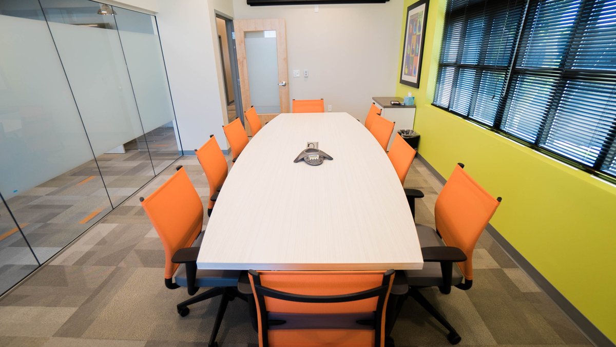 OENashville's tweet image. Are you looking for a space to host your next business meeting? Your search ends with Office Evolution! Call today to request a quote for our premium conference rooms, and day offices. 629.255.4450
hubs.ly/Q02t47J70
#conferenceroom #businessmeeting #stopsearching