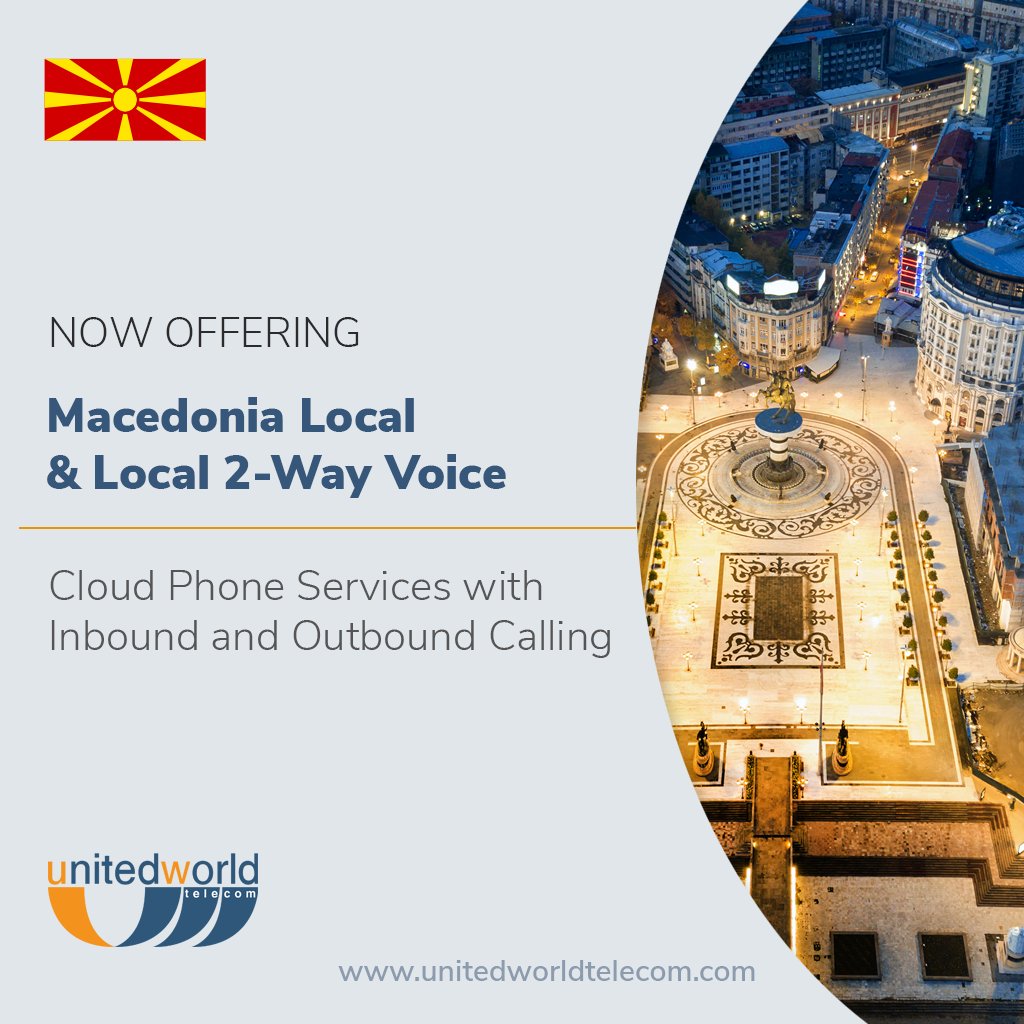 UnitedWorldTele's tweet image. Make it easy for local customers to contact your business.  ✨ We&apos;ve added Macedonia Local to our list of services!
#localnumbers #macedonia
