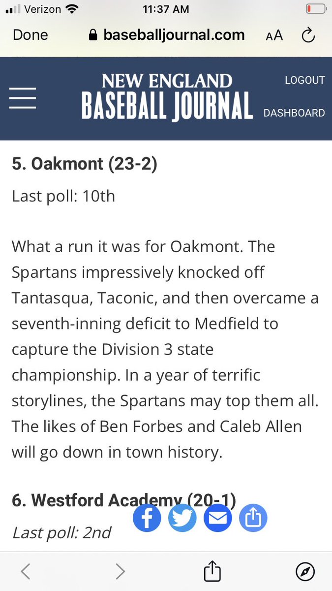Oakmont Baseball tweet media