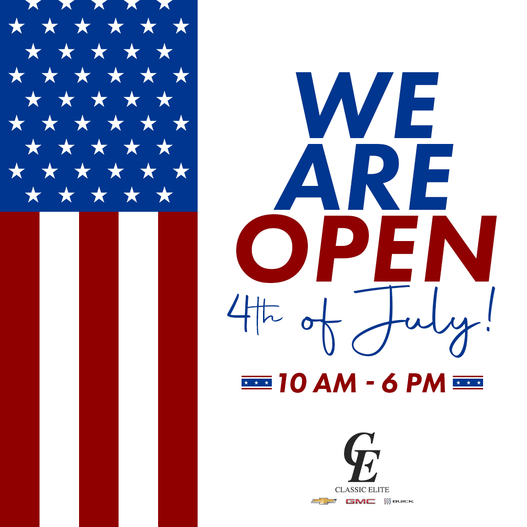 ClassicChevy6's tweet photo. 🚨NOTICE! 🚨 Classic ELITE will be OPEN on the 4th of July from 10am to 6pm! 🇺🇸 Stop by and see us! 

#houston #htxlifestyle #fourthofjuly #4thofjuly #classicelite #houstontx #htown #katytx #independenceday https://t.co/BVH6THgBxV
