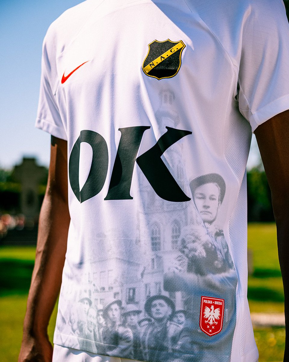 FutbolRebelia's tweet photo. Holenderski zespół NAC Breda z okazji 80-lecia wyzwolenia Bredy przez armię Generała Maczka w przyszłym sezonie zagra w strojach z polskim orłem i napisem "Polska Breda".

Szacunek 🇵🇱🤝🏻🇳🇱 https://t.co/D21QWhsmqL
