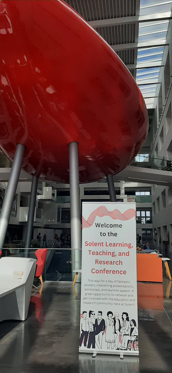 Thank you to all of you who joined us today for Solent Learning, Teaching, and Research Conference 2024! It's been amazing to share in all the incredible work and research our communities have been doing this year. Don't forget to tag us in any pictures you've taken! #SLTR2024