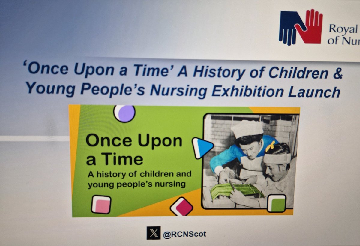 RobinHyd's tweet photo. Looking forward to the launch of the @RCNScot History of #CYPs Nursing exhibition launch @ABPN_ChildNurse @NUchildnursing @WeCYPnurses @NUNursMWHealth https://t.co/18H8TmCegP