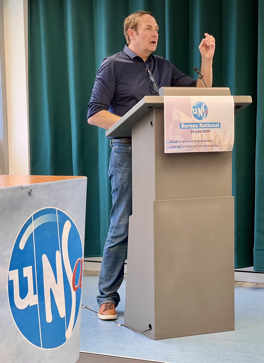 lucfarre's tweet photo. L'@UNSA_officiel fidèle à son histoire, à ses principes, appelle à faire barrage au RN et ses alliés en choisissant le 30 juin et le 7 juillet des candidats de l'arc démocratique respectueux des valeurs humanistes de la République. @LaurentEscure @UnsaFP  #Unsa #legislatives2024 https://t.co/A2tozskzbU