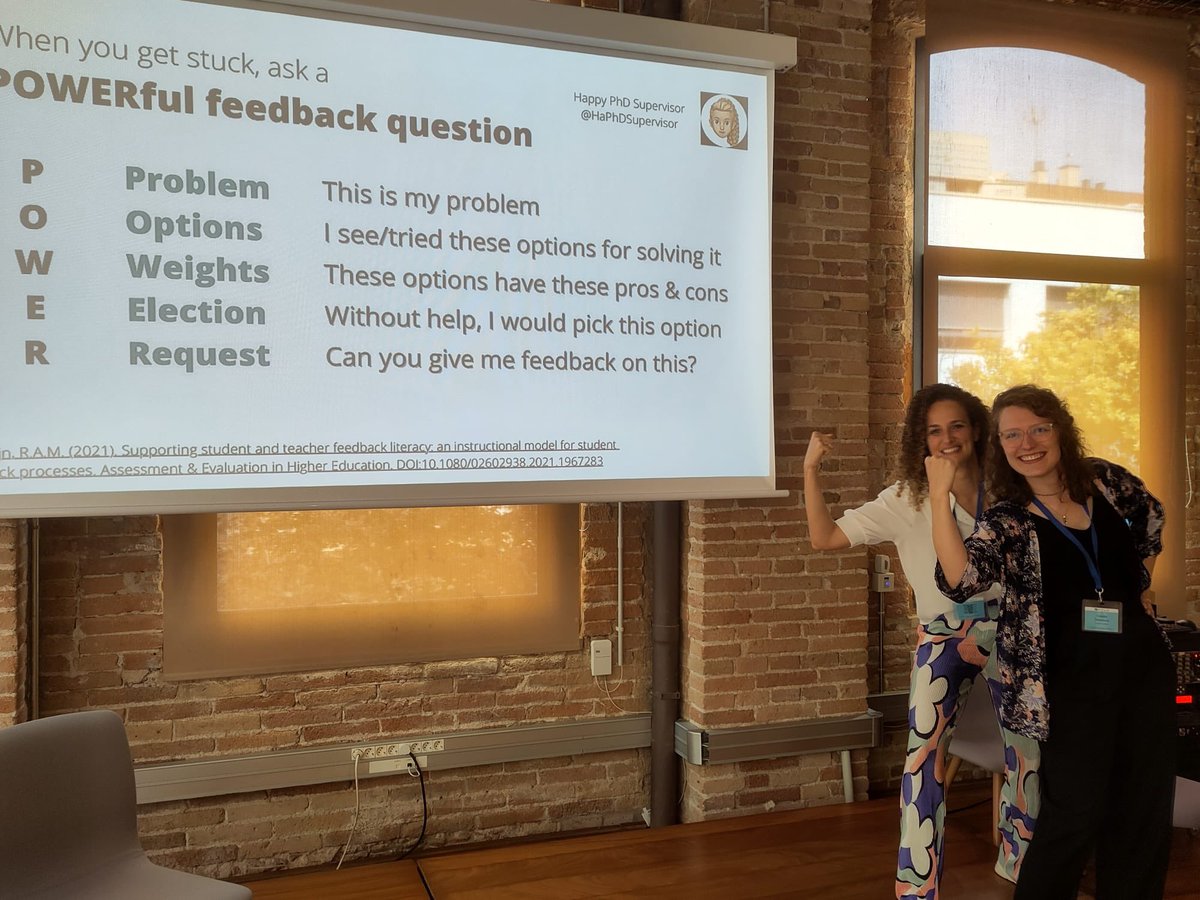 Happy PhD Supervisor (@haphdsupervisor) on Twitter photo What an honor to be invited to share these tips for the junior researchers of <a href="/EarliSig1/">EARLI SIG 1</a>.
And special thanks to my costar, Happy PhD Student @CJMTielemans, and @Niels6434847779 for opening up about their highs and lows of doing a PhD.
#sig1conference #PhdLife #PhdChat What an honor to be invited to share these tips for the junior researchers of <a href="/EarliSig1/">EARLI SIG 1</a>.
And special thanks to my costar, Happy PhD Student @CJMTielemans, and @Niels6434847779 for opening up about their highs and lows of doing a PhD.
#sig1conference #PhdLife #PhdChat