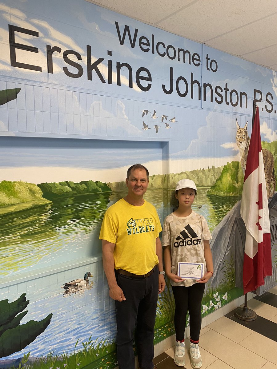Our top 5 grade 5 Math League Contest participants helped WEJ finish 2nd in Canada! We are proud of all of our contest writers, congratulations! #ocdsb #mathleaguecontest