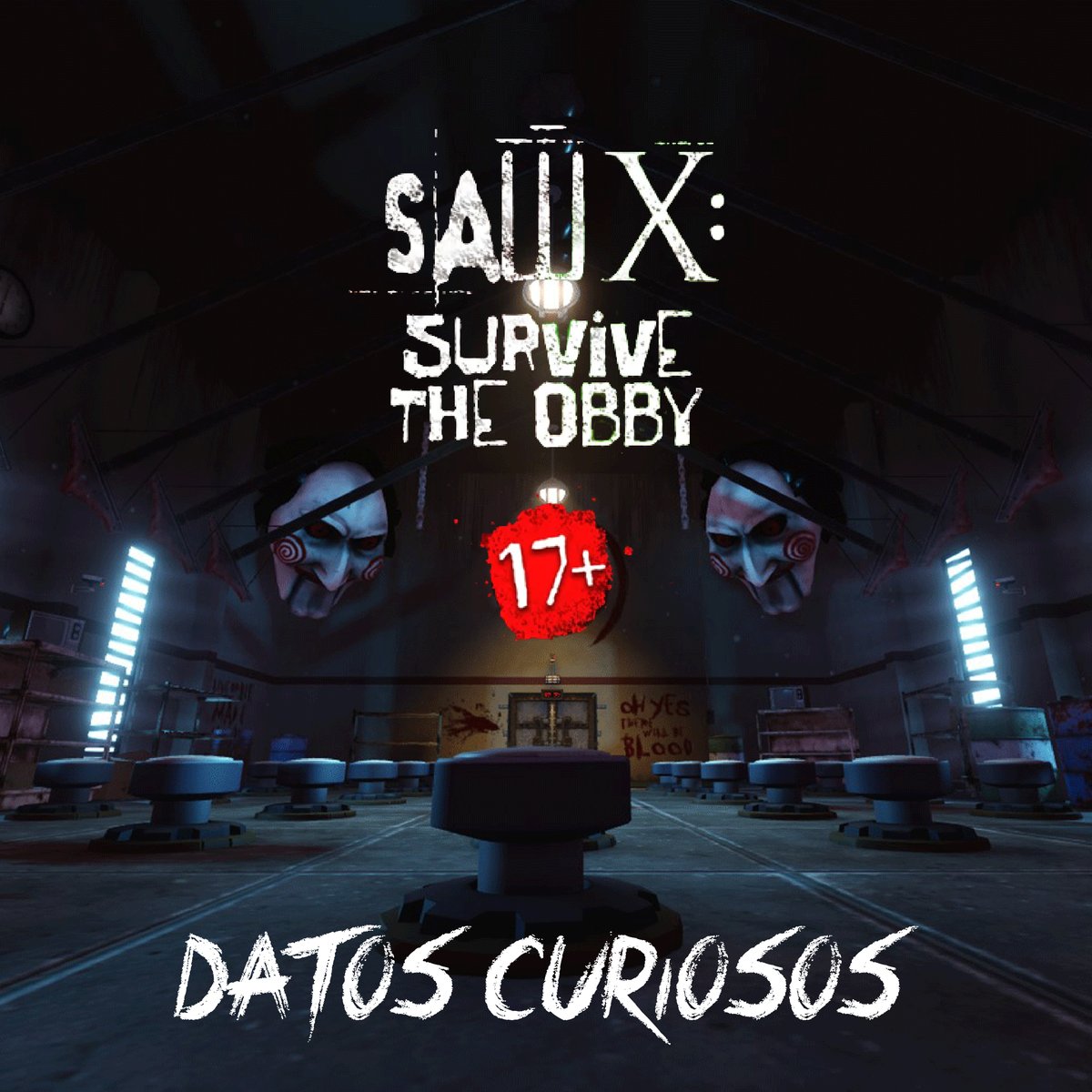 karaokulta's tweet image. Datos Curiosos sobre Saw X: Survive the Obby, La Experiencia de Roblox
Aunque ya no está disponible, un evento que marcó a la comunidad de jugadores y sigue resonando entre los fans de la franquicia de terror.
#SawX #VideoGameDevs #DatosCuriosos