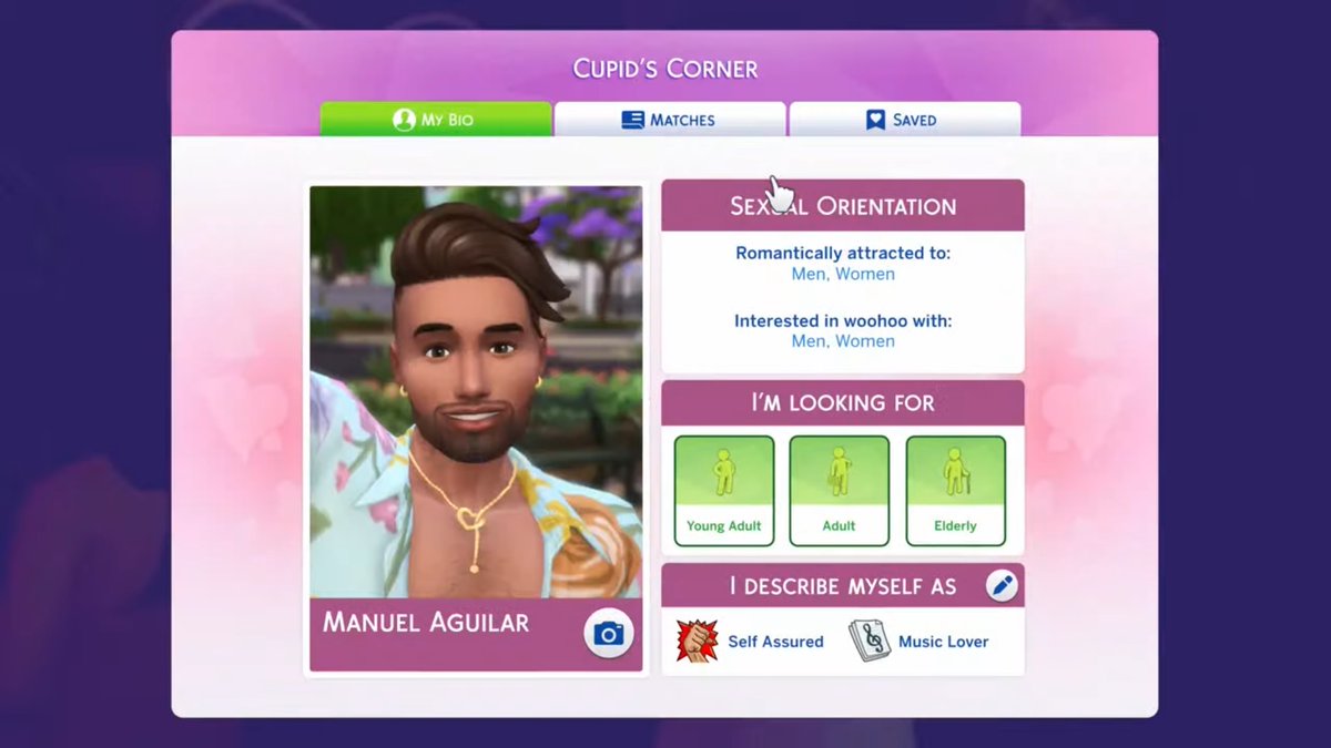 lifeofsimsyt's tweet photo. So, I watched the trailer for the new expansion The Sims 4: Lovestruck and it's going to be something hot like summer. ❤️‍🔥☀️

I like that they added the dating application, a kind of Tinder I think. 📲 💕

The Sims 4 really needed an update when it comes to Woohoo. 🤩

#TheSims4 #Lovestruck #sims4 #EAPartner