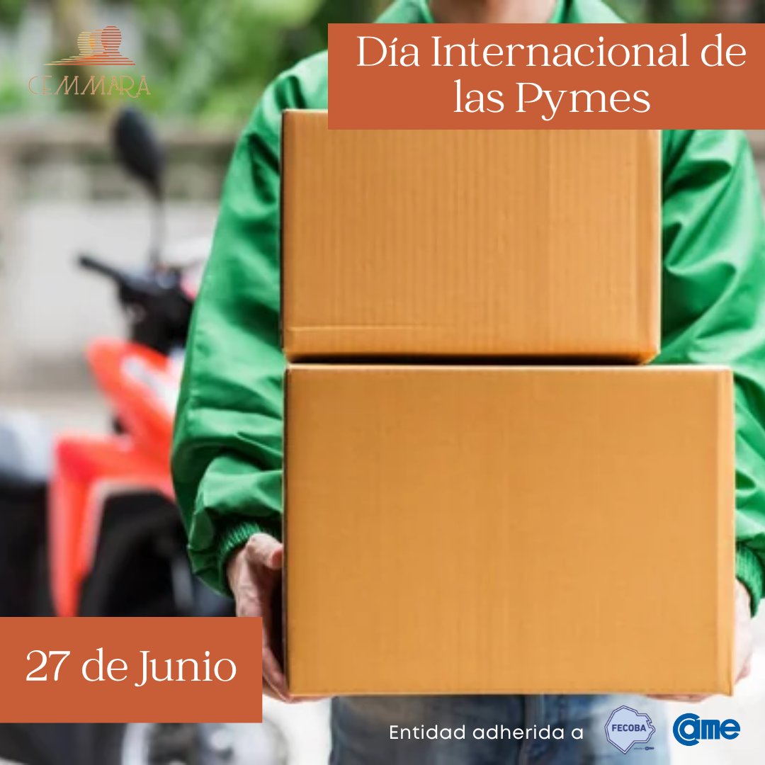 Desde CEMMARA celebramos el Día Internacional de las Micro, Pequeñas y Medianas Empresas.
Somos el motor de la economía y nuestro labor es clave para el desarrollo del país ¡Gracias a las PYMES por su papel en la reactivación de la economía!
<a href="/FECOBAORG/">FECOBA</a> <a href="/redcame/">CAME</a> <a href="/maritooriente/">Mario Oriente</a>