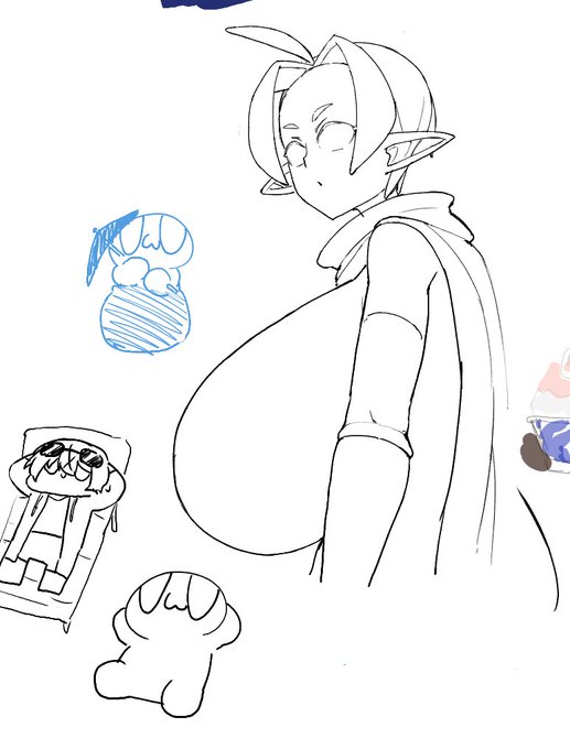 前髪をね
描いたり消したり描いたり消したり 