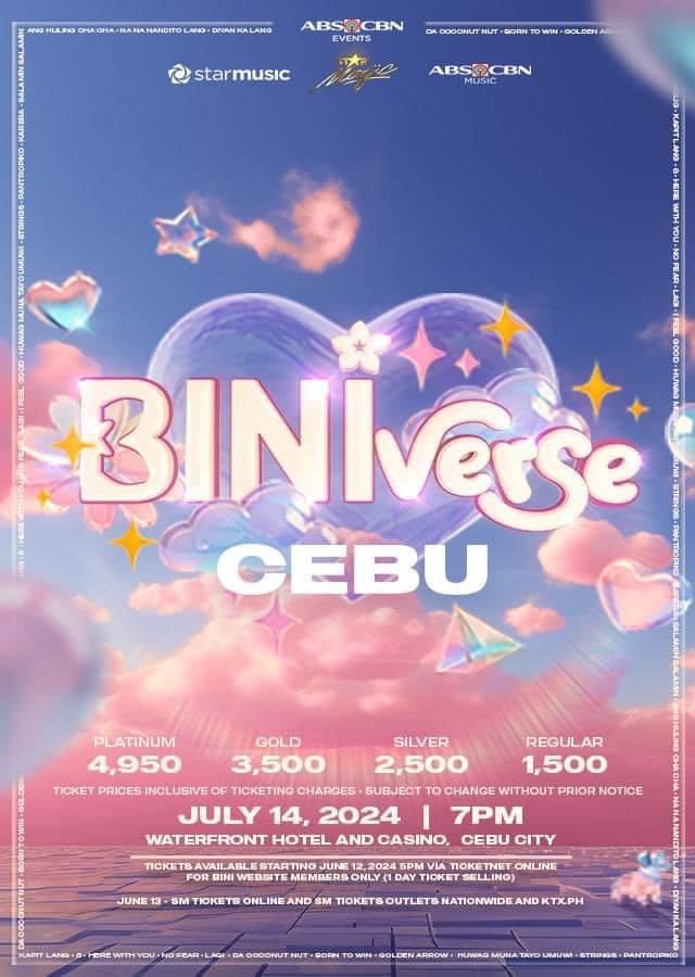 WTS/LFB/SELLING

BINIVERSE in Cebu
July 14, 2024
Waterfront Hotel and Casino, Cebu City

2xSILVER
2x REGULAR.

PM if interested