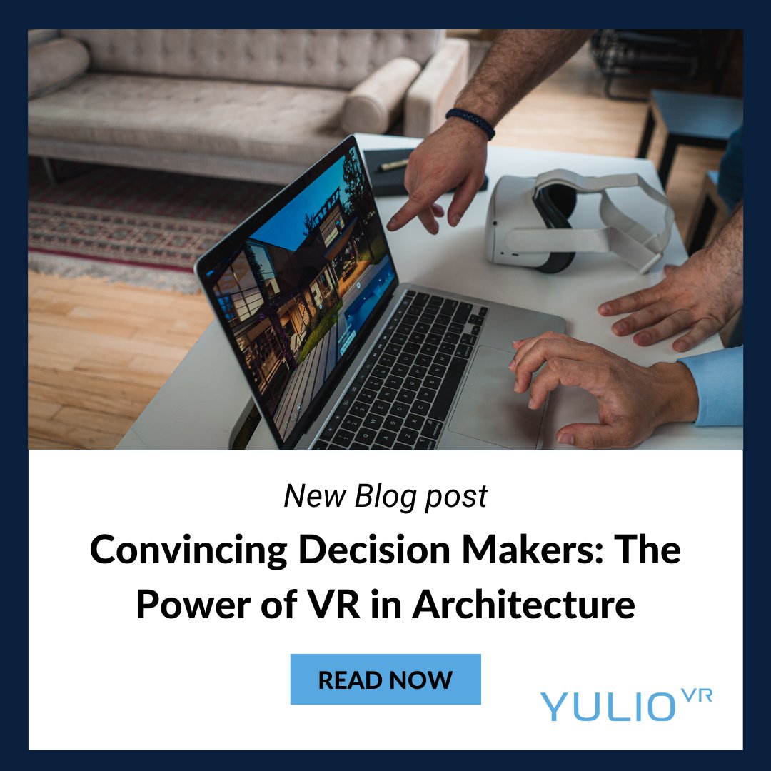 yulioVR's tweet photo. Convincing Decision Makers: The Power of VR in Architecture - Trying to show decision makers at your firm the power of VR in architecture? We give you tips and tricks on how to pitch VR to your team.  
https://t.co/AvQXyntI87
https://t.co/AvQXyntI87 https://t.co/vwkoAlxiCk