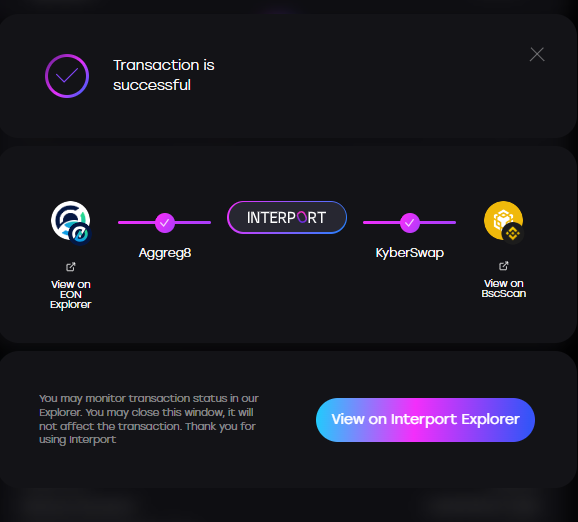 ionus12's tweet photo. This is what I like most about https://t.co/NP9O3pIG3a, we can swap between different chains without hassle. Like I did when swapping $ZEN to $BNB so easy and fast https://t.co/wZguShNFdh