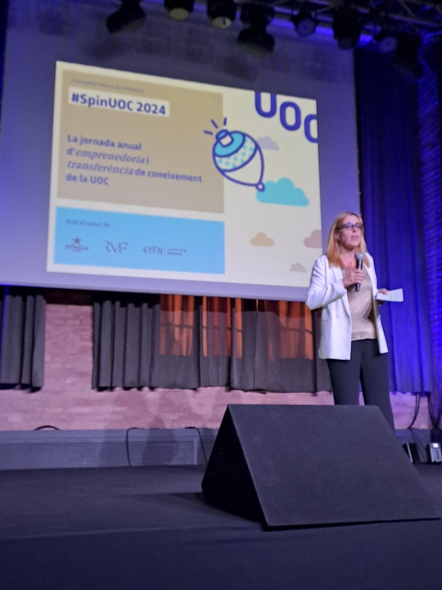Iniciem el #SpinUOC 2024 de la mà de <a href="/afitob/">Àngels Fitó</a>, rectora de la <a href="/UOCuniversitat/">UOCuniversitat</a> . Molta sort a tots els emprenedors!!