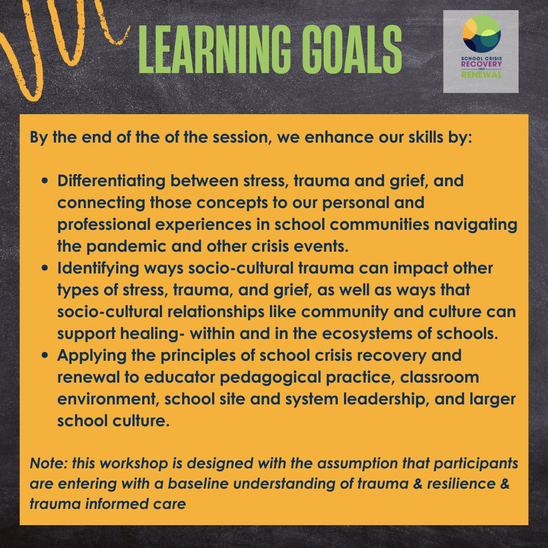 School Crisis Recovery & Renewal tweet media