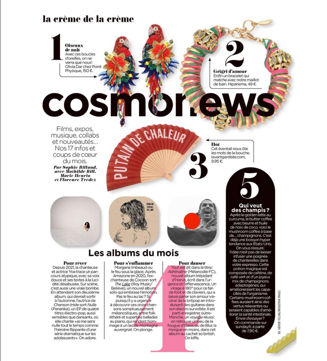 "The Lake" de <a href="/Morganeimbeaud/">Morgane_Imbeaud</a> fait parti des albums du mois selon <a href="/Cosmopolitan_fr/">Cosmopolitan France</a>, merci à eux !
🙌<a href="/RPDelph/">delphine caurette</a>