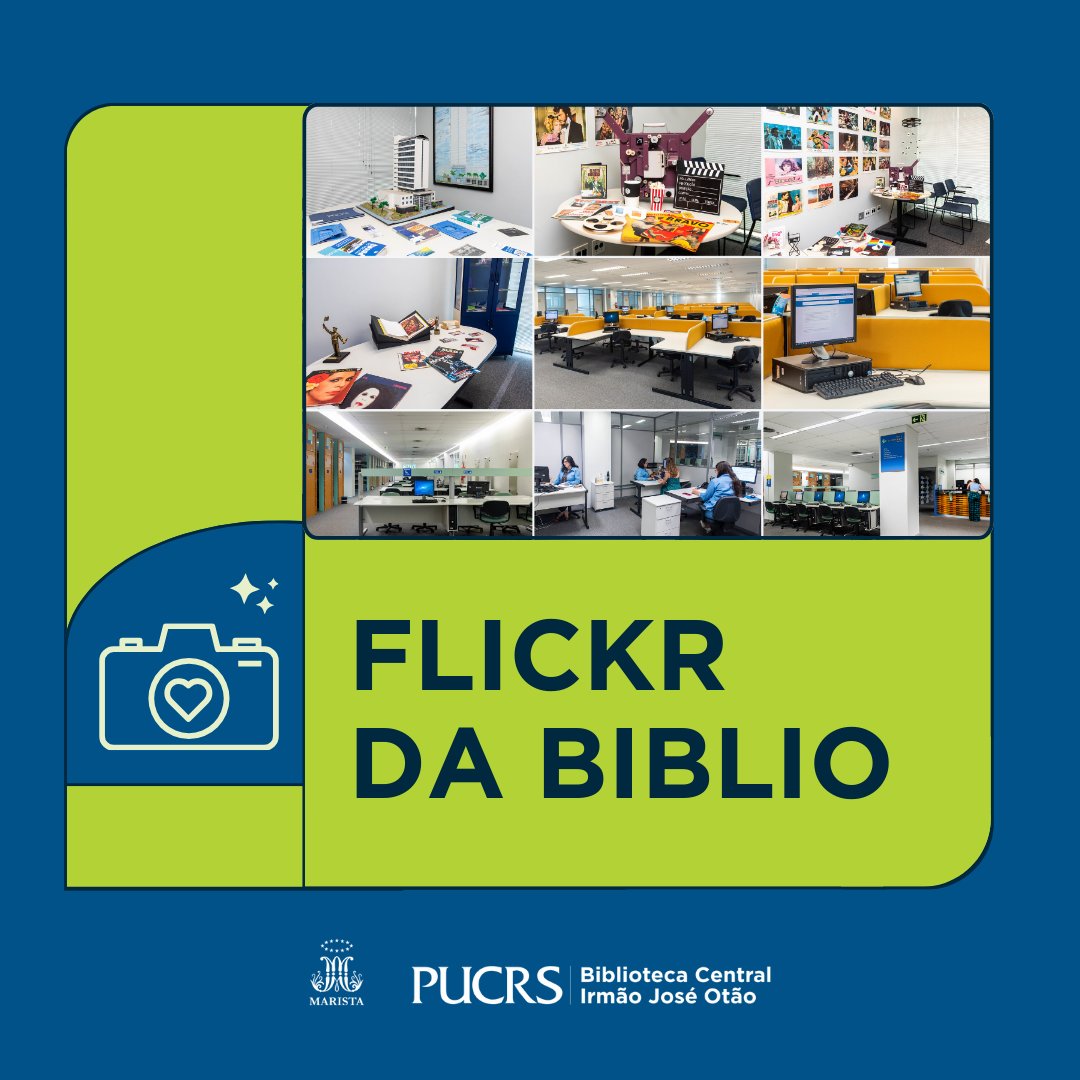BibliotecaPUCRS's tweet image. Explore os espaços da Biblioteca através das lentes do nosso perfil no Flickr! 📸🌟 Acesse: flickr.com/photos/bibliot… 💙 #bibliotecapucrs #pucrs #flickr