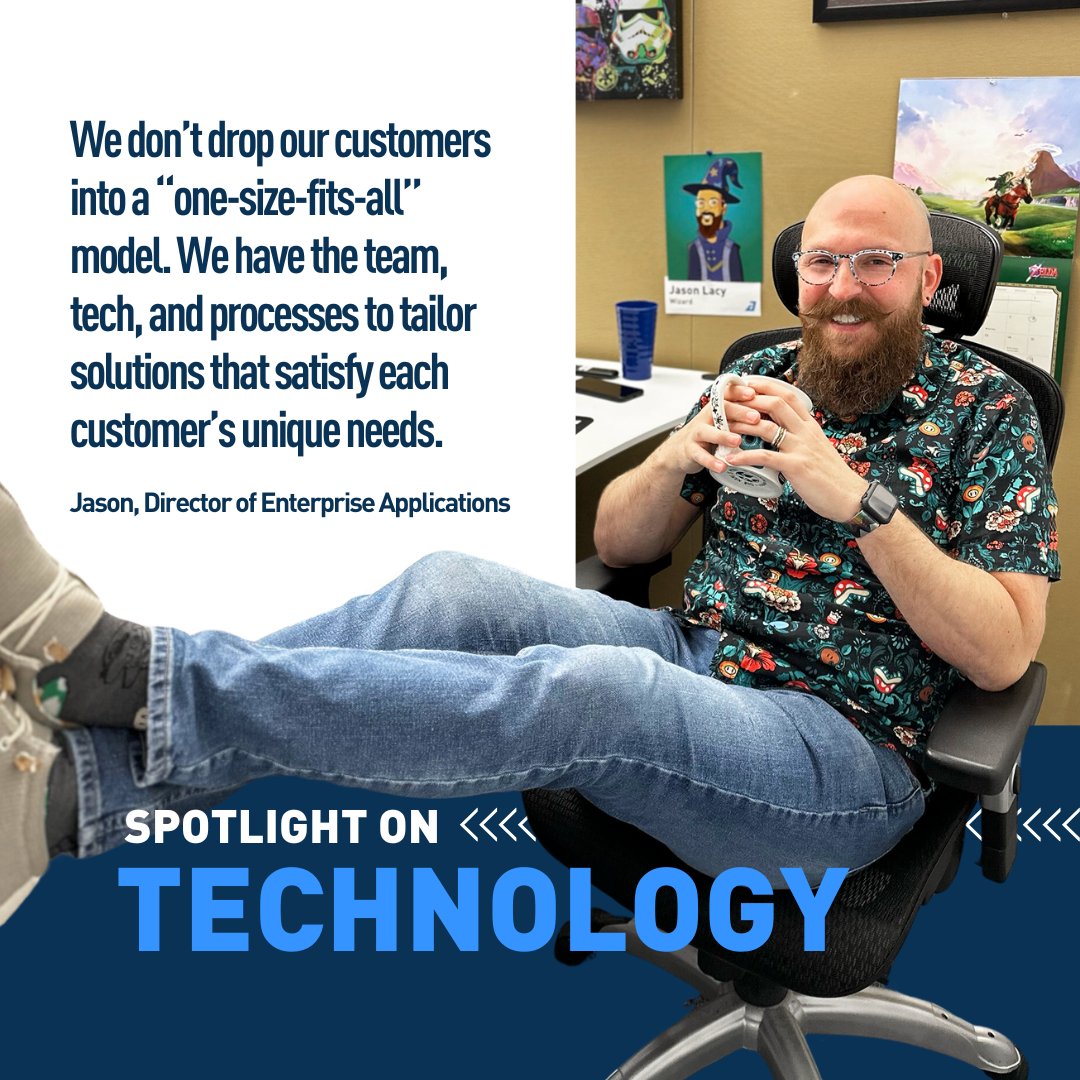 Jason’s been at Ally nearly nine years now and has worn many hats during that time. He shares, “I love that throughout my time at Ally I’ve been able to assist and collaborate with just about every function of the organization."

#employeespotlight