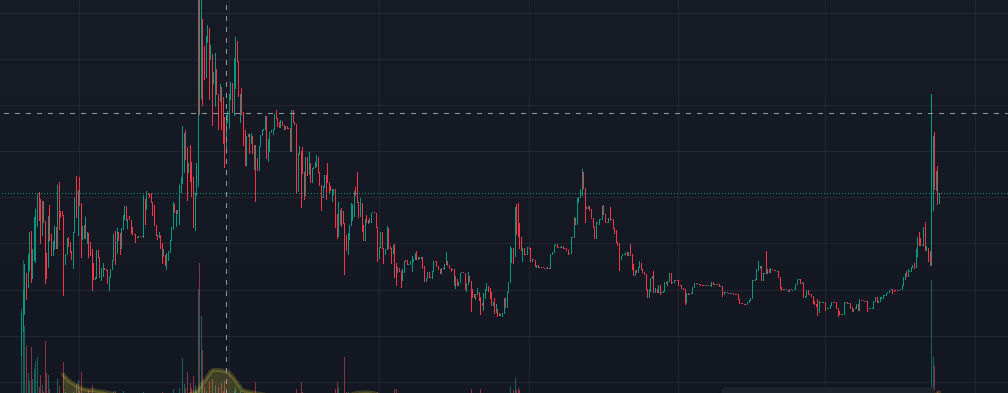 TradieOnBase's tweet photo. @mrpunkdoteth You would buy the $tradie chart though ;) https://t.co/dYhFYXRyfh