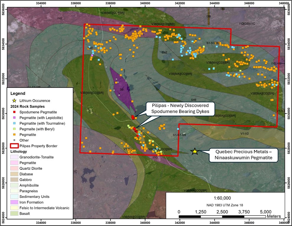 🎯 🔋 $QPM.V $QPM Congratulates <a href="/OphirMetals/">Ophir Metals Corp.</a> $OPHR.V on its #Spodumene #Discovery near the Elmer East Project, James Bay, Quebec #lithium @lithiumdiscoveries  qpmcorp.ca/en/news-releas…