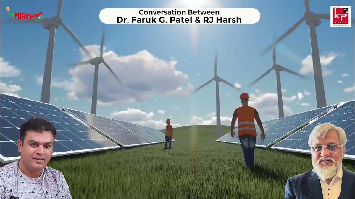 kpgroupgreen's tweet photo. KP Group CMD Dr. Faruk G. Patel in conversation with Radio Mirchi's RJ Harsh. 
To watch the glimpse of the conversation follow link: 
https://t.co/fWsb1Vr4BR https://t.co/IxAjd6ohAO